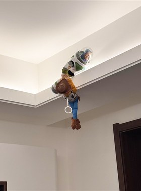 【新家的100个快递】巴斯光年救援胡迪装饰摆件客厅吊顶挂件布置