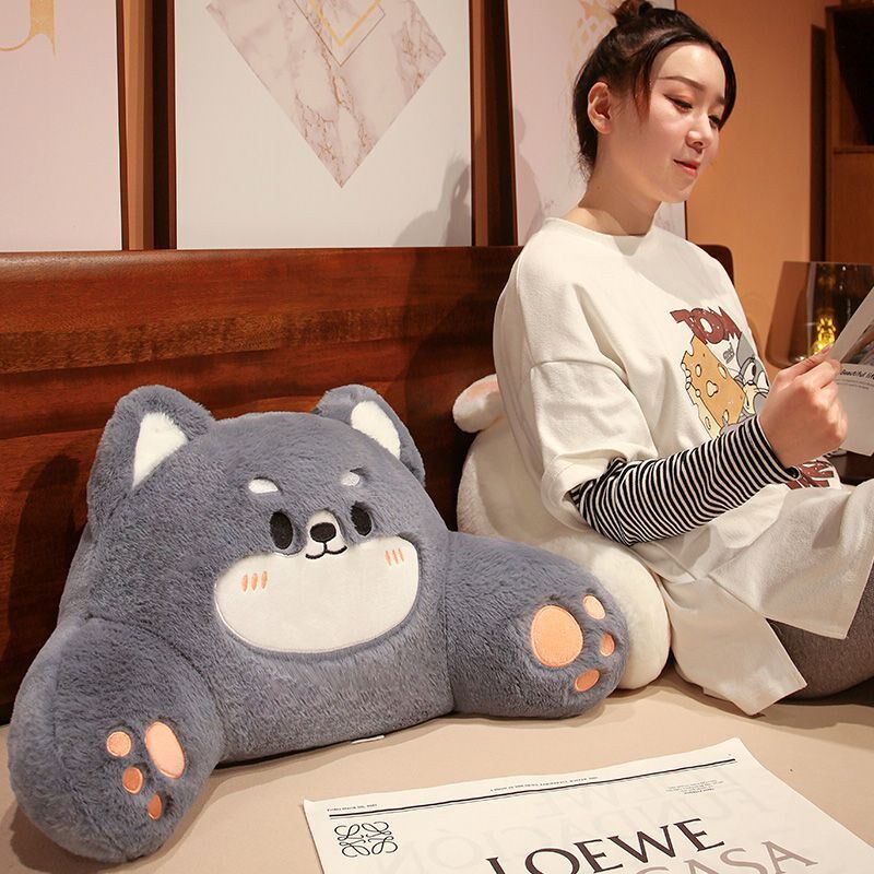 卡通倚靠办公室腰靠枕客厅靠枕卧室久坐护腰垫车用座椅靠背可拆洗