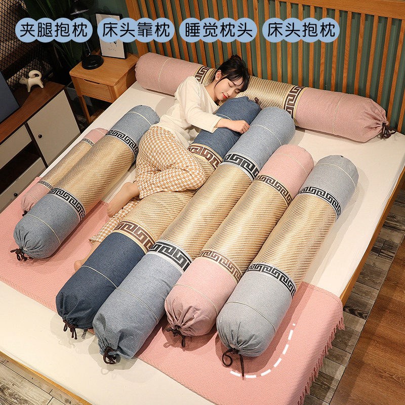 夏季凉席抱枕睡觉专用女生侧睡夹腿圆柱枕床上靠枕孕妇抱睡长条枕
