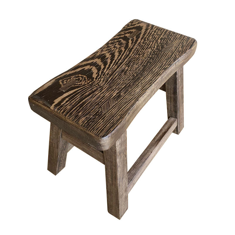 鸡翅木小板凳家用茶几加厚原木凳子长方形实木懒人卧室红木矮凳