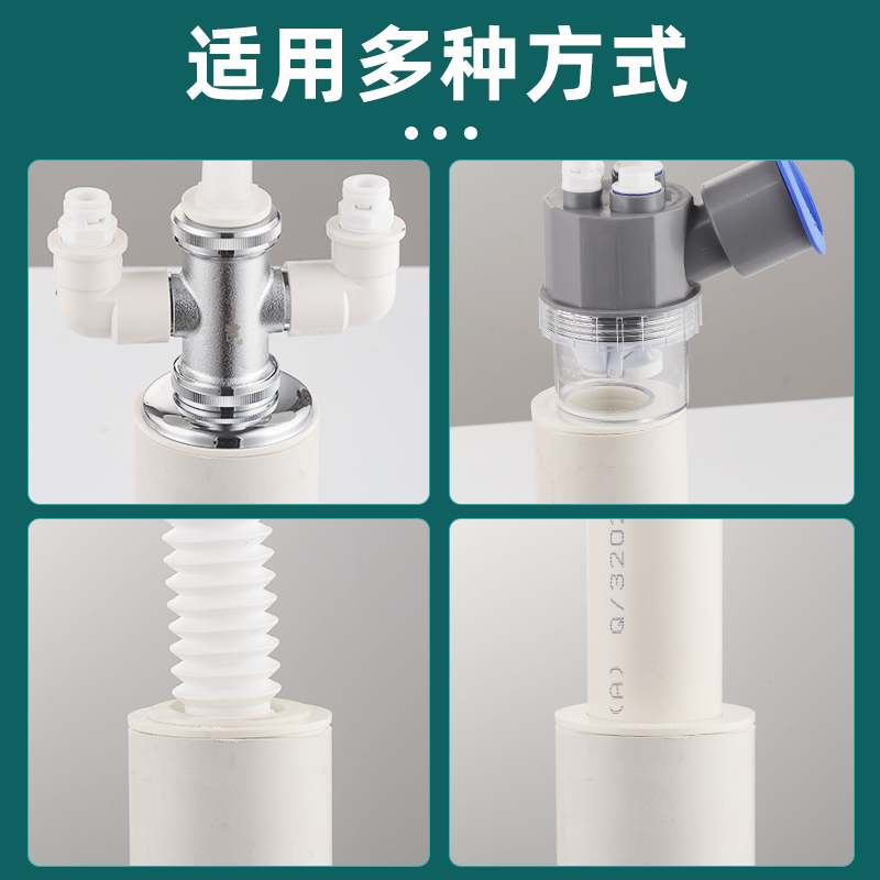 加厚PVC水管75转变径接头大小异径直接塑料下水管转接头配件