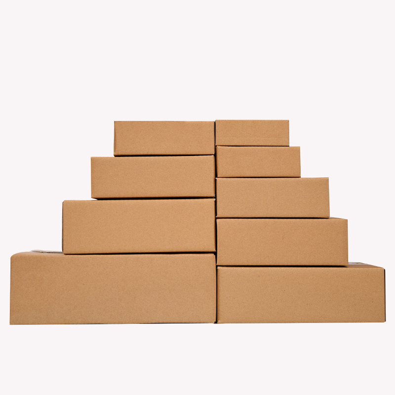 纸箱半高扁箱子邮政快递打包装纸箱定制印刷长方形纸盒子
