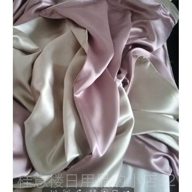 正品35姆米磅宽幅无双重面缝真四件套夏100桑蚕丝床单床丝笠被套