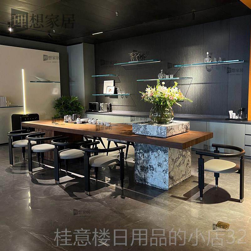 正品新中式岩板茶台设计师款端定制现简约高轻奢代茶室大理茶石实,住宅家具,家用茶台/茶桌,淘宝优惠券,粉丝福利购,淘宝优惠卷