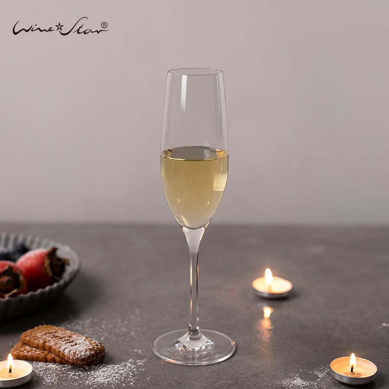 winestr奥地利水晶高脚香槟杯家用欧式洋酒杯礼盒装结婚送礼