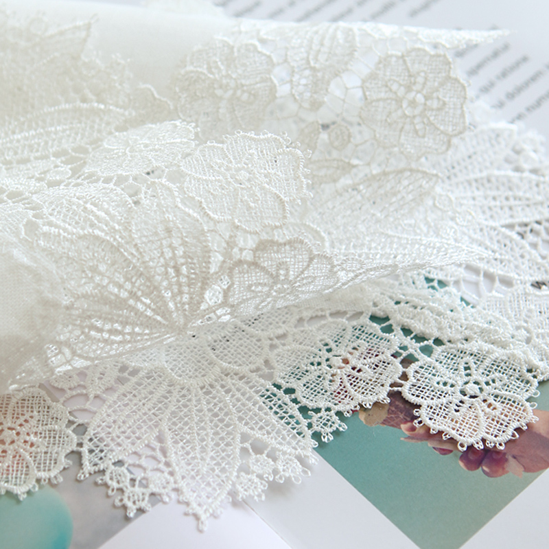 9917简约现代白色蕾丝麻棉家用家具电器多用盖巾防尘布遮盖巾罩