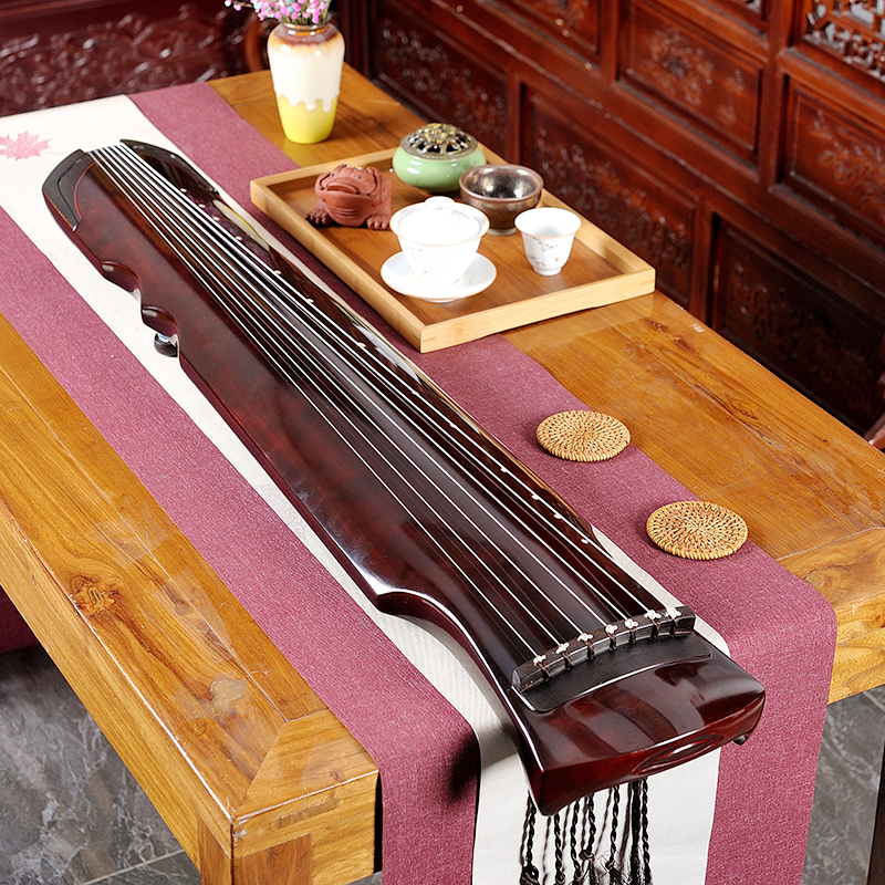 98公分扬州小膝琴古琴 初学者练习琴老杉木纯手工斫制108公分昆琴