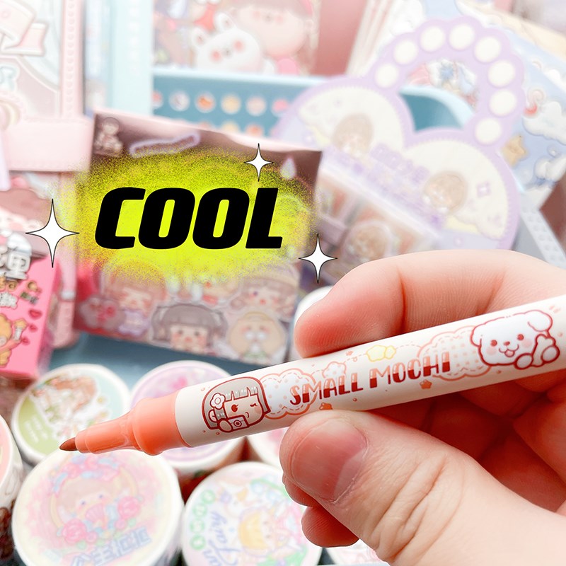 小麻薯手帐装随心配超值可许愿新款胶带贴纸全送离型本点点胶