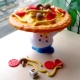 仿真厨师披萨平衡游戏儿童过家家手眼协调幼儿园教具互动益智玩具