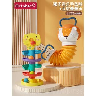 高档童婴宝宝仿真音乐手风琴儿玩儿孩具小孩幼儿启蒙乐器手拉琴女