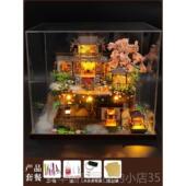 高档中风DIY小屋世仙境手工拼筑装 房子别外墅模型玩国具古建生日