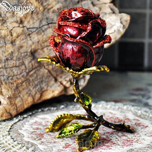 高档宝Wasjoy琳e凯思非实木质珠盒饰品韩盒覆古欧式国公主首饰盒