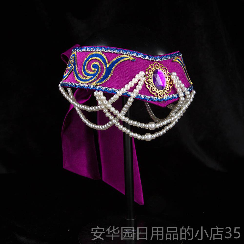 高档蒙古筷子舞顶演碗蹈舞头族饰帽子蒙古袍出民族服装配饰蒙古帽图片