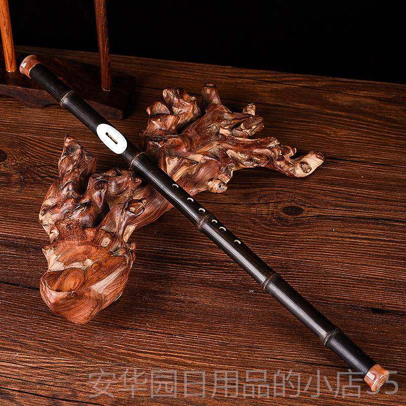 高档吹加工紫竹横巴乌演奏收藏型巴乌