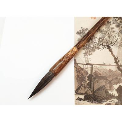 高档入鼠须学灰尾硬毫中楷毛笔兼成毫大楷欧楷书法行书人初学生门