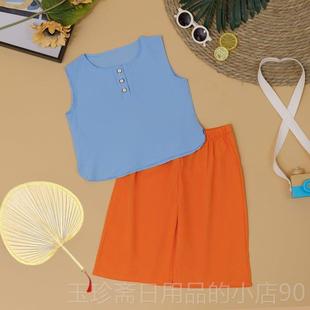 正品夏季舞儿童集体表演服装香蕉与奶奶的桥牌舞服装蹈和道具相扇