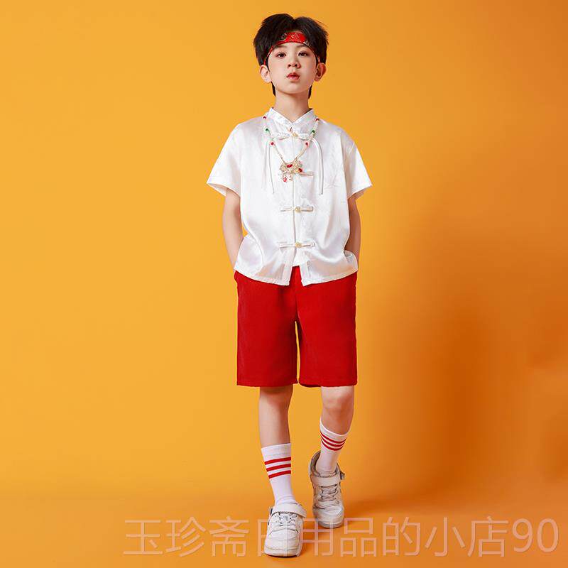正品一儿童大合唱演出服男女童面裙马运动会六表演服朗诗歌诵国风