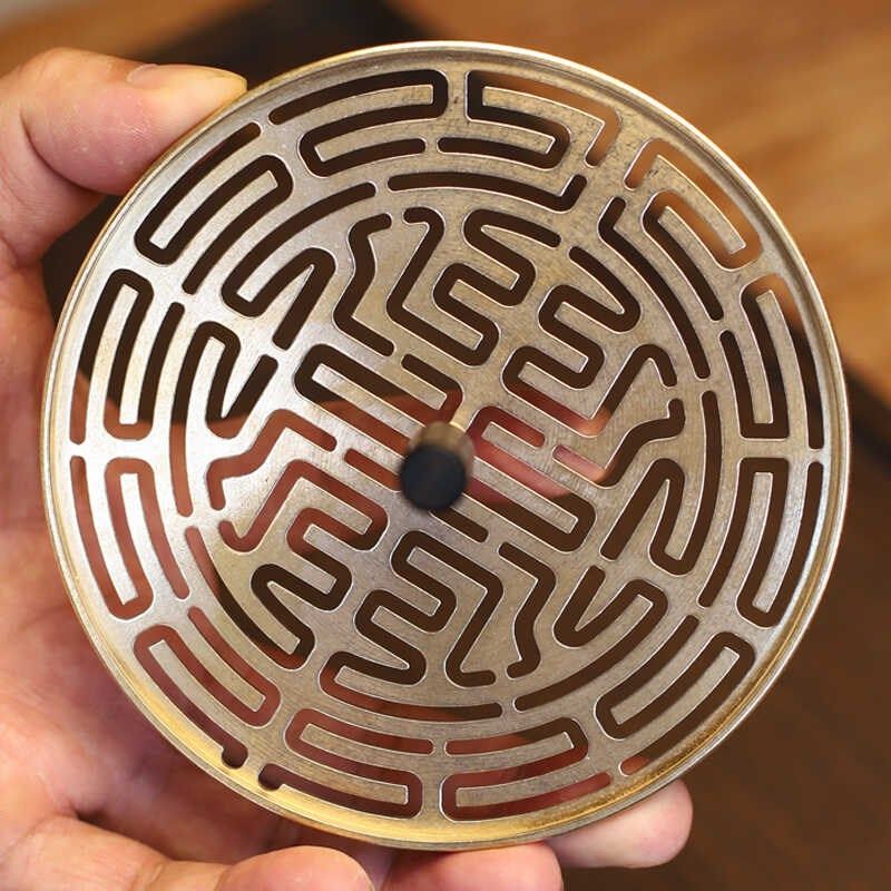 纯黄铜打篆纂香拓香印大号香模12厘米cm香道沉檀香粉香薰炉用具品,家居饰品,香篆,淘宝优惠券,粉丝福利购,淘宝优惠卷