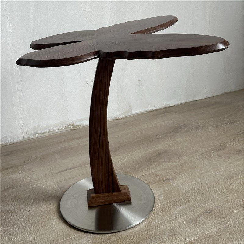 蝴蝶边几复古实木茶几客厅沙发角几创意设计师艺术中古小茶桌定制,住宅家具,角几/边几,淘宝优惠券,粉丝福利购,淘宝优惠卷