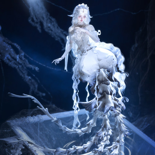 【水母体妆加购页面】DollZone水母月汐4分娃娃配件耳朵配件