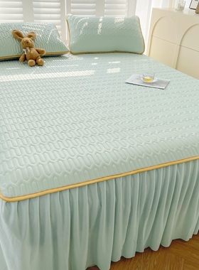 天然A类母婴级乳胶凉席三件套夏季冰丝席单双人可水洗可折叠软 席