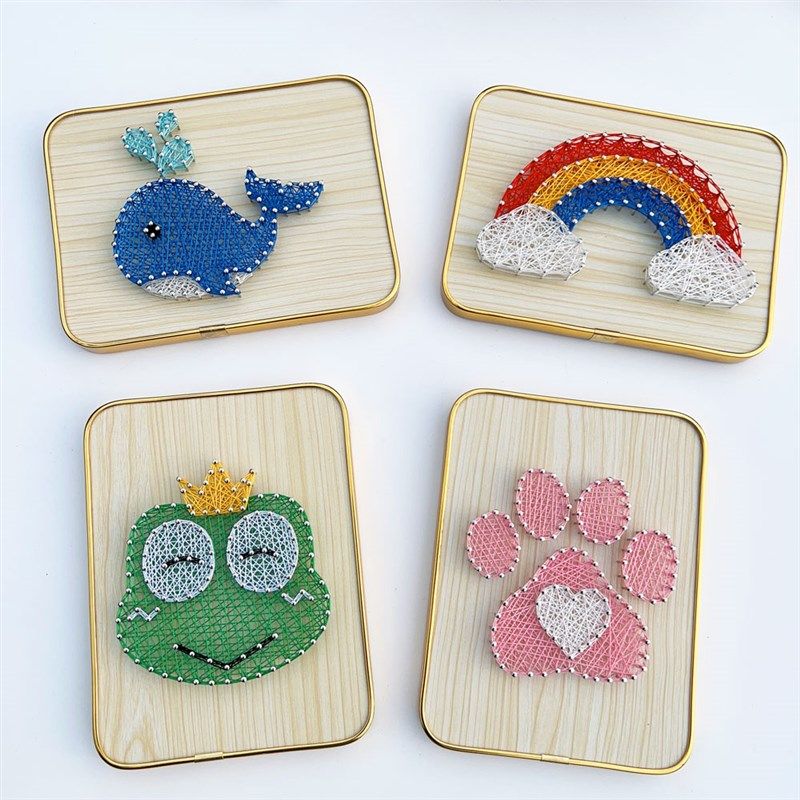 钉子绕线画手工diy材料包儿童学生亲子活动手工课团建活动装饰画,家居饰品,DIY/数字油画,淘宝优惠券,粉丝福利购,淘宝优惠卷