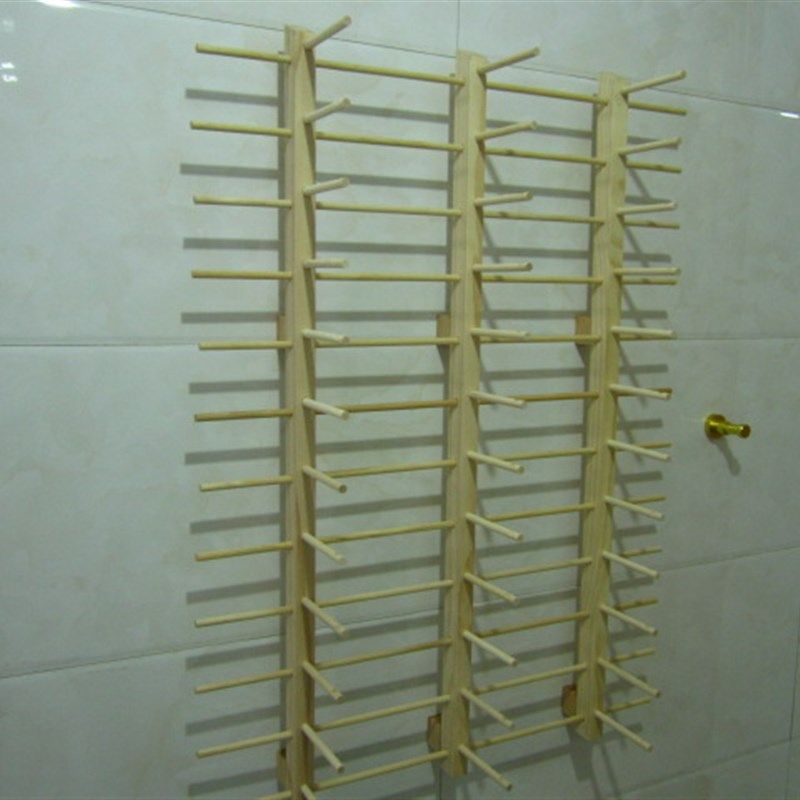 连杆复古实木太阳眼镜陈列货架安装墙壁眼镜展示架挂上墙木质墨镜