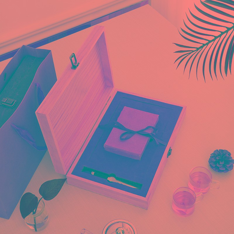 实木安化黑茶茯砖茶盒普洱砖茶木盒烧桐木茶砖礼品包装盒茶叶盒子