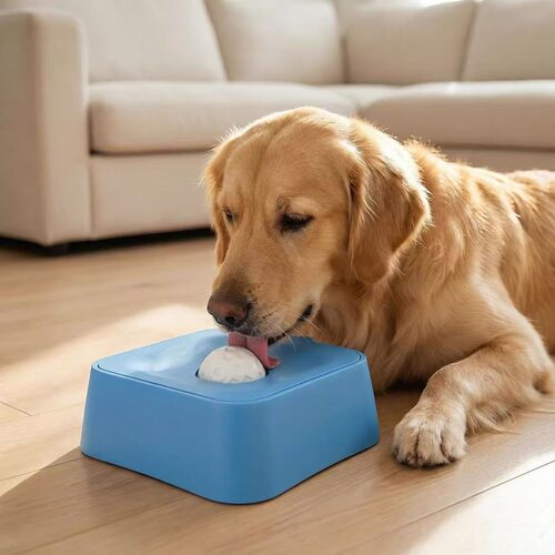 狗狗慢食碗小中大型犬食盆水盆一体舔舔球舔食碗宠物用品慢食碗