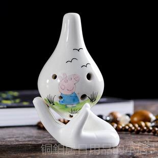 高档海豚笛6孔初学者 小学生器奖励礼物具 简单易学小乐儿童陶玩