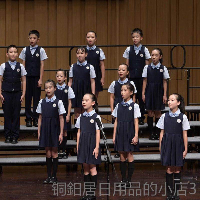 高档国儿童大合唱团演出服中小学生男诗童庆演讲歌女朗诵礼服表演