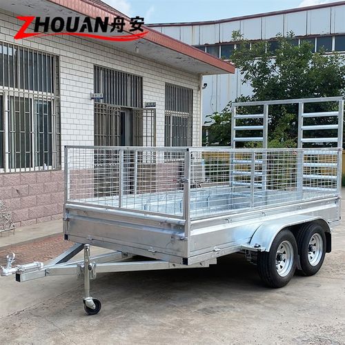 笼箱式拖车工具车 出口澳洲款拉货拉草多功能移动工具车拖车