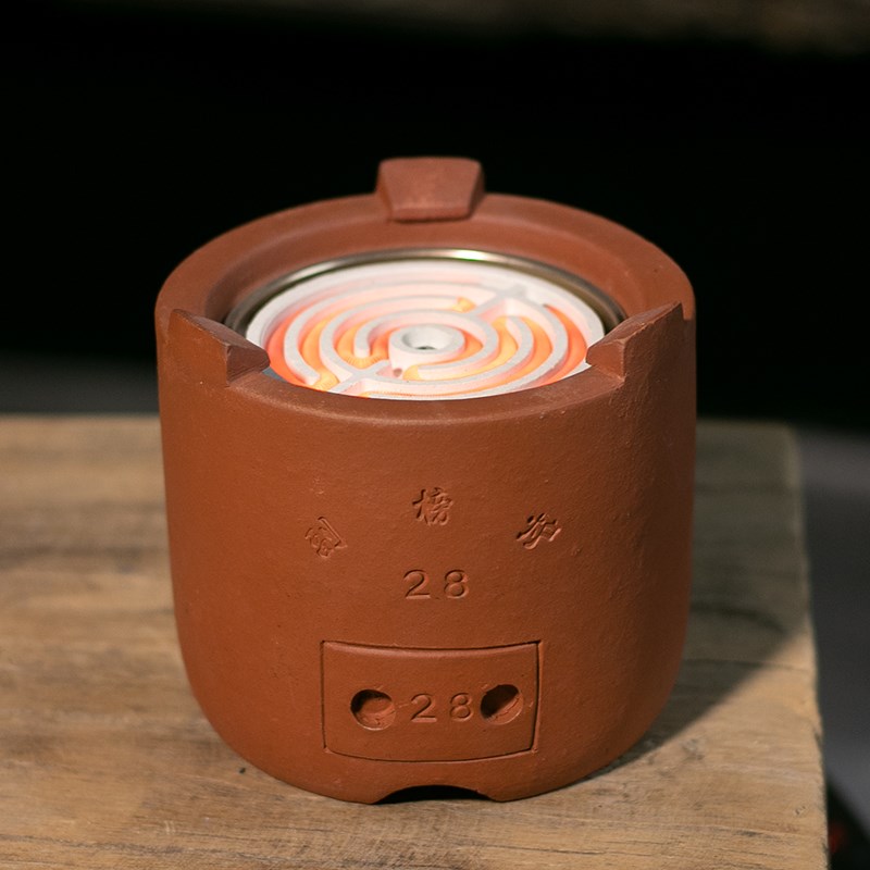 功夫茶炉迷你小巧家用复古电陶热丝炉红泥炉砂铫壶烧水煮茶炉套装