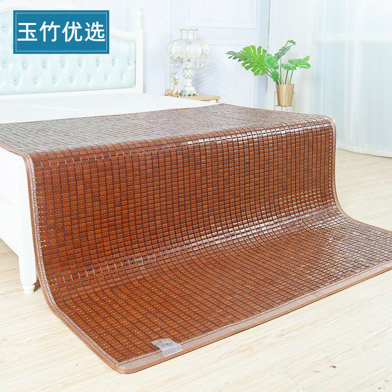 麻将凉席夏季竹席1米8凉席1米5双人夏天凉席碳化加厚学生宿舍竹席