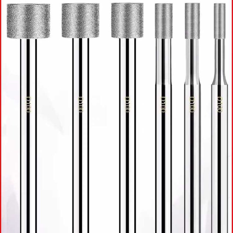 金刚石内孔研磨棒SDC内圆磨磨头钨钢合金6 8mm钨钢材料加工中心用