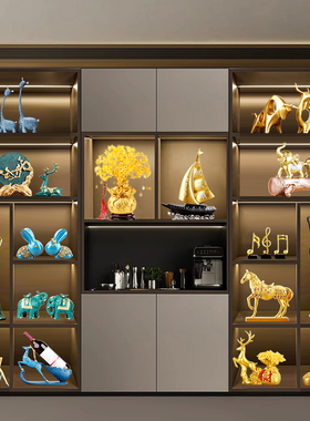 乔迁新居礼品电视酒柜装饰品套装组合摆件创意客厅家居餐柜桌面