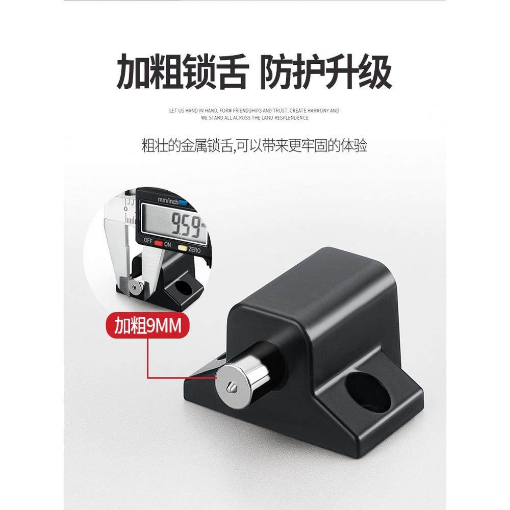 铝合金门窗锁扣防护儿童安全锁塑钢推拉窗户锁限位器平移窗防盗锁