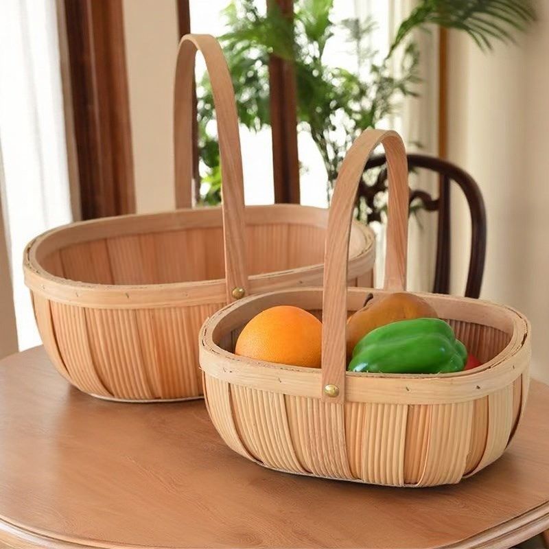 仿藤编织手提月子鸡蛋花篮鲜花绿植篮子手工编织田园风家居装饰,收纳整理,购物篮,淘宝优惠券,粉丝福利购,淘宝优惠卷