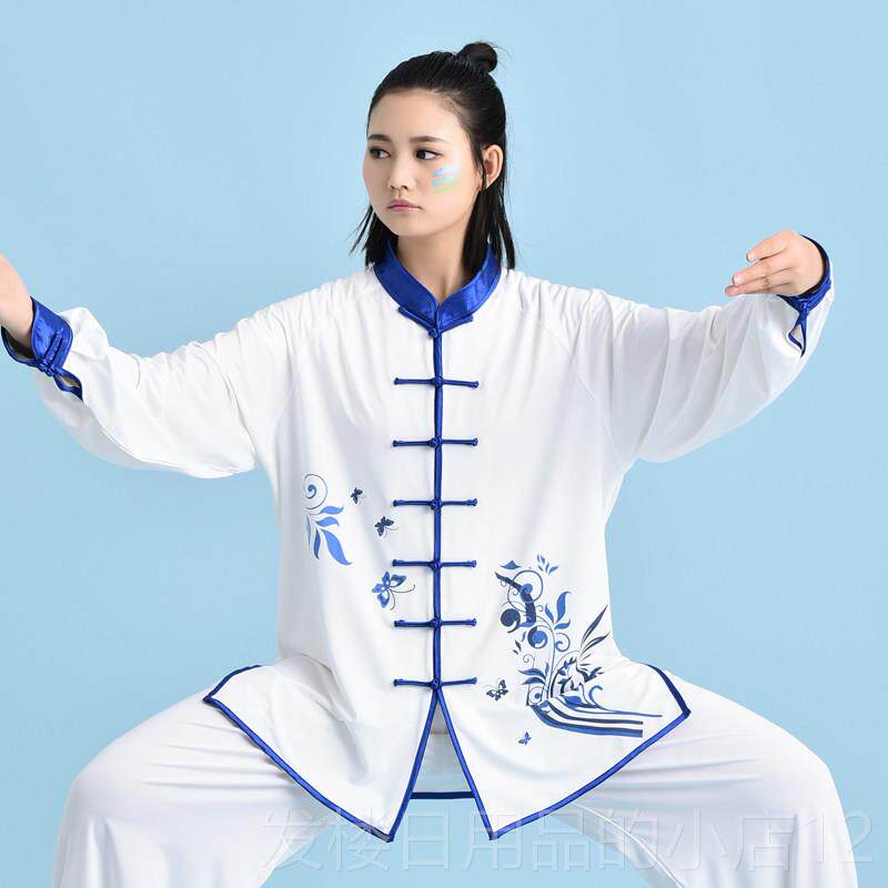 正品劲极牛丝奶武术表演服中老年练功服晨练 服春秋冬男女太极拳