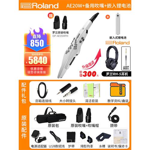 正品Roland罗兰电吹管初AE20 AE30中老年人-娱乐子学电萨克斯葫芦