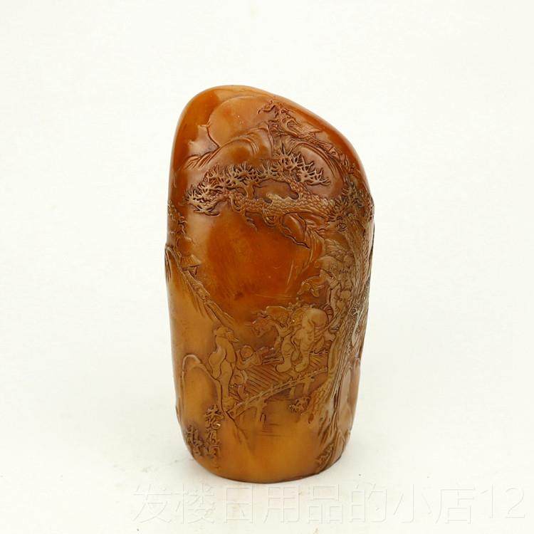 正品仿黄蜡石黄玉龙石雕摆件 小石头山水摆件 客厅奇家居装饰刻摆,珠宝/钻石/翡翠,珠宝奇石,淘宝优惠券,粉丝福利购,淘宝优惠卷