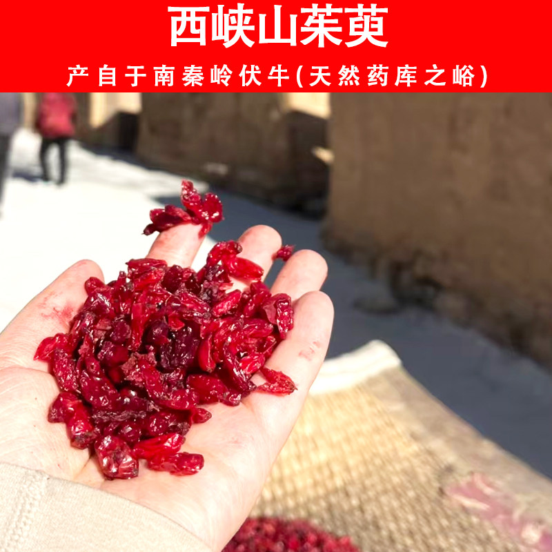 秦岭野生山茱萸中药材正品500g新货山萸肉搭五味子代茶饮农家山里