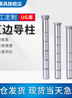 模具精密直边导柱GPA标准模架加硬导柱20CR直导柱SUJ2定位柱12-50