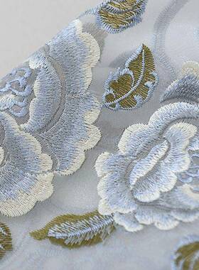 雪欧式高档大气镂空绣花帘豪华客厅卧室别窗墅华尼尔奢YGM成品遮