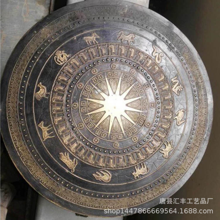 厂家广场铜鼓打击乐器 铜鼓 景观铸铜鼓