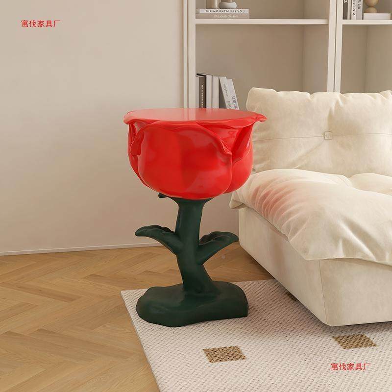 玫饰瑰创边几大型客厅落地电视柜沙发旁床头柜中边式BMJ装意搬家,家居饰品,装饰摆件,淘宝优惠券,粉丝福利购,淘宝优惠卷