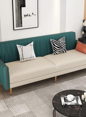 发床科技两用小户型单人简双易人布沙GVX布艺客厅出租屋多功能折