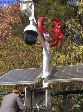 家直销直立用式100W200W垂直轴红风力发电机灯笼12厂V24V路灯BMS