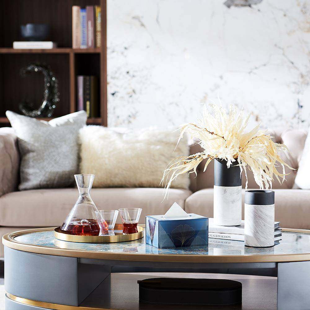 纸巾盒奢代华现轻奢风家用客盘厅托茶几GFX意玻璃创多功能抽纸收,鲜花速递/花卉仿真/绿植园艺,其它园艺用品,淘宝优惠券,粉丝福利购,淘宝优惠卷