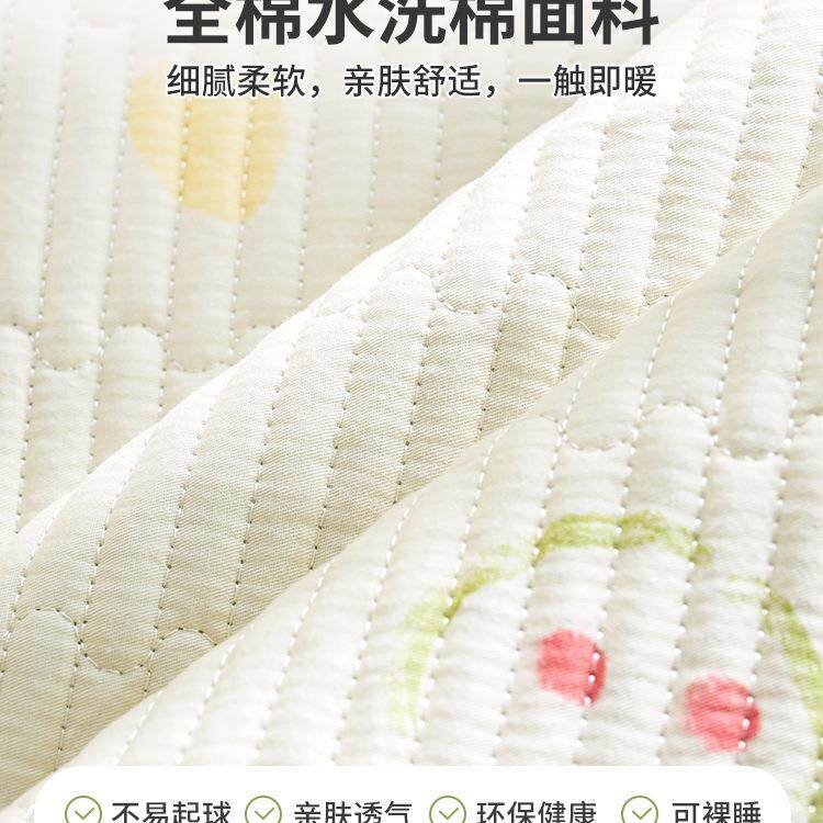 纯棉床盖22新款米四季通用榻X8NSyCpF榻100床单三件0套5炕盖垫